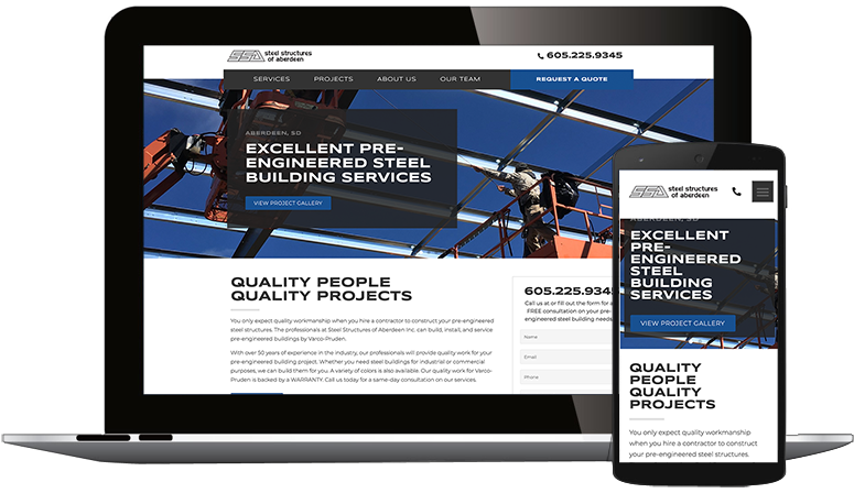 Website Design South Dakota, Iowa, Minnesota